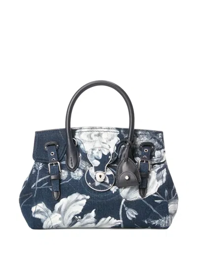 Ralph Lauren Floral Tote Bag In White