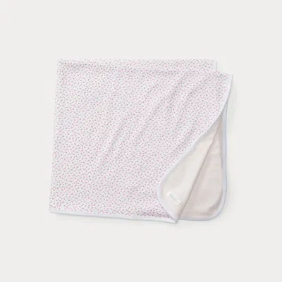 Ralph Lauren Babies' Floral-print Blanket In Multi In White