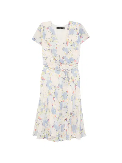 Ralph Lauren Floral-print Midi Dress In White