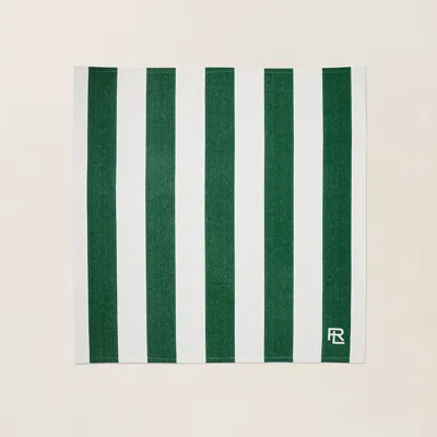 Ralph Lauren Foley Beach Blanket In Green/white
