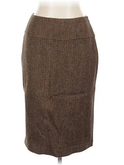 Pre-owned Ralph Lauren Formal Skirt In Brown