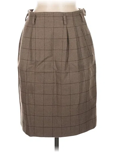 Pre-owned Ralph Lauren Formal Skirt In Brown