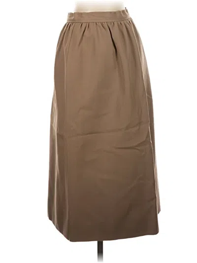 Pre-owned Ralph Lauren Formal Skirt In Tan