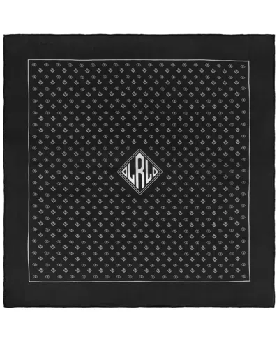 Ralph Lauren Foulard Small Square Scarf In Black