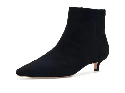 Ralph Lauren Francesca Suede Booties Women's Boots Black: 5.5 B - Medium
