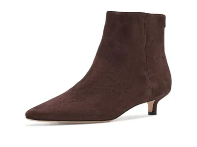 Ralph Lauren Francesca Suede Booties Women's Boots Chestnut Brown: 11 B - Medium
