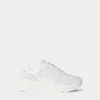 Ralph Lauren Franky Tumbled Leather & Suede Sneaker