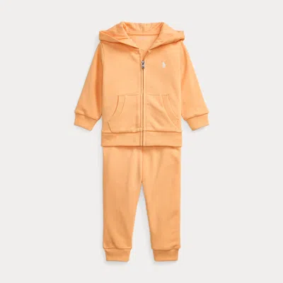 POLO RALPH LAUREN FRENCH TERRY FULL-ZIP HOODIE & PANT SET