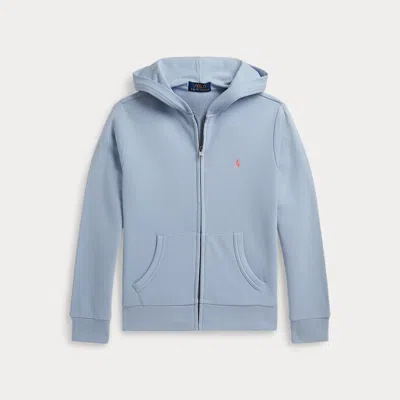 Ralph Lauren Kids' French Terry Full-zip Hoodie In Estate Blue