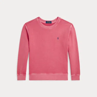 Ralph Lauren Kids' French Terry Sweatshirt In Pink