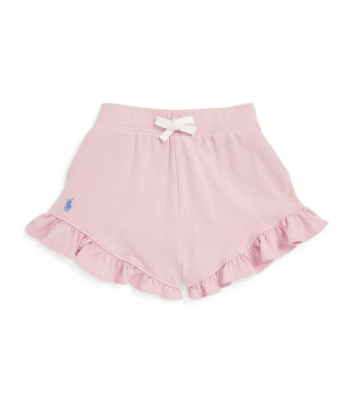 Ralph Lauren Kids' Frill-trim Shorts (7-16 Years) In Pink