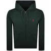 Ralph Lauren Full Zip Hoodie Green In Green