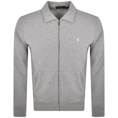 Ralph Lauren Full Zip Sweatshirt Grey In Gray