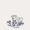 Polo Ralph Lauren Garden Vine Espresso Cup In Brown