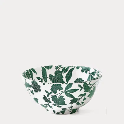 Ralph Lauren Garden Vine Footed Bowl In Green
