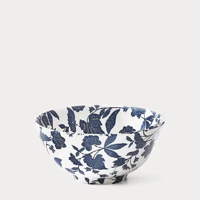 Polo Ralph Lauren Garden Vine Footed Bowl In Indigo