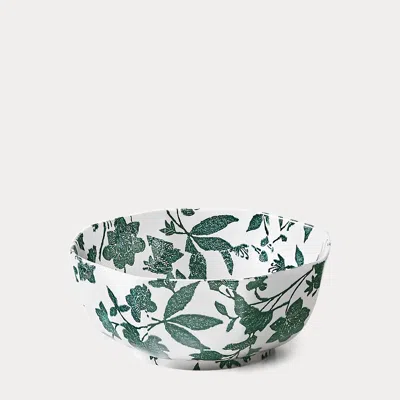 Ralph Lauren Garden Vine Octagonal Bowl In Green