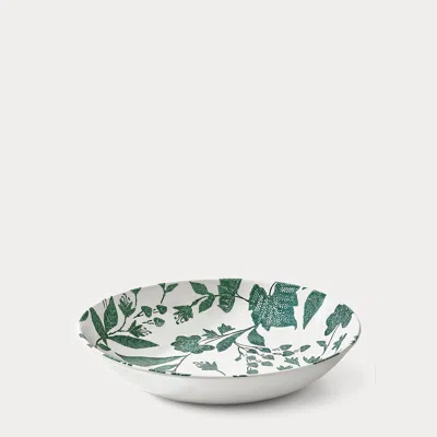 Ralph Lauren Garden Vine Pasta Bowl In Green In Multi