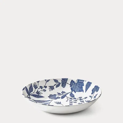 Ralph Lauren Garden Vine Pasta Bowl In Blue