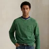 Ralph Lauren Garment-dyed Fleece Sweatshirt In Green