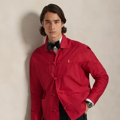Ralph Lauren Garment-dyed Oxford Shirt In Red