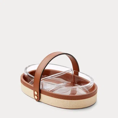 Ralph Lauren Garrett Double Nut Bowl In Tan In Brown