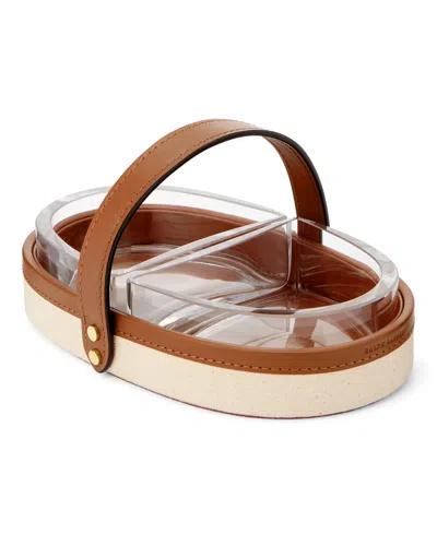 Ralph Lauren Garrett Double Nut Bowl In Brown