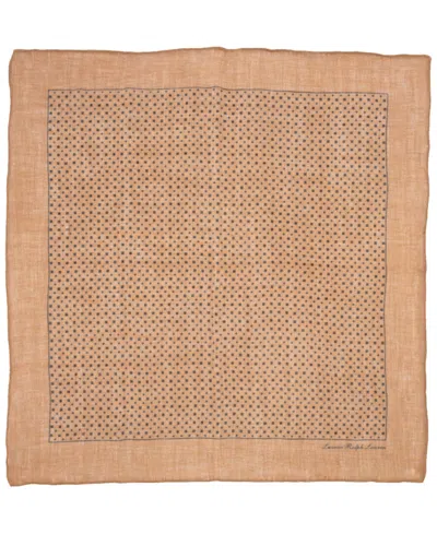 Ralph Lauren Geo Square Scarf In Brown
