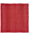 Ralph Lauren Geo Square Scarf In Red