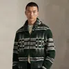 Ralph Lauren Geometric-print Pile Fleece Jacket