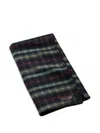 Ralph Lauren Georgia Plaid Throw (183cm X 139.5cm) In Blue