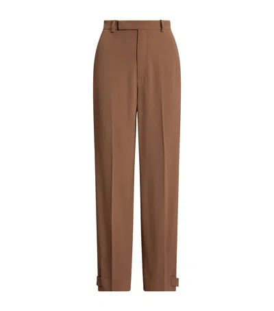 RALPH LAUREN GILLIAN STRAIGHT TAILORED TROUSERS