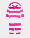 RALPH LAUREN GIRL'S FRENCH TERRY & JOGGER PANTS SET