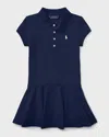 Polo Ralph Lauren Toddler Girls Polo Dress In Refined Navy