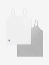 Polo Ralph Lauren Girls 2 Pack Polo Camisole Set In Multicoloured