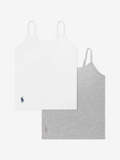 Polo Ralph Lauren Kids' Girls 2 Pack Polo Camisole Set In Multicoloured