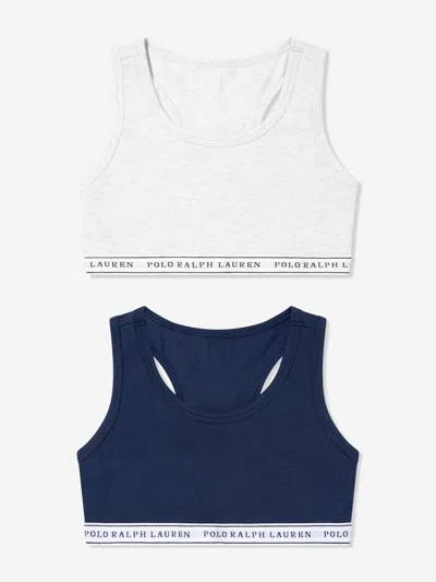 Ralph Lauren Kids'  Girls 2 Pack Printed Bra Set In Multi