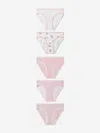 Polo Ralph Lauren Ralph Lauren Girls 5 Pack Bikini Brief Set In Pink