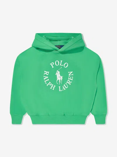 Ralph Lauren Kids'  Girls Bubble Hoodie In Green
