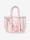 RALPH LAUREN GIRLS CLEAR TOTE BAG WITH POUCH
