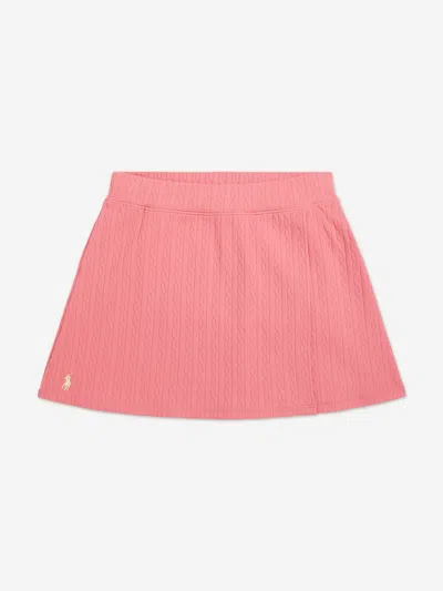 Ralph Lauren Kids'  Girls Jacquard Swim Skirt In Pink
