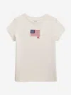 Ralph Lauren Girls Jersey Flag T-shirt