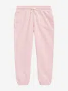 Ralph Lauren Girls Logo Joggers In Pink