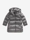 Ralph Lauren Girl's Celia Metallic Nylon Puffer Down Jacket In Green