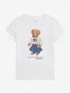 Ralph Lauren Girls Polo Bear T-shirt In White