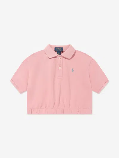 Polo Ralph Lauren Kids' Ralph Lauren Girls Polo Shirt In Pink