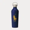 Polo Ralph Lauren Give Me Tap Big Pony Water Bottle In Blue/yellow
