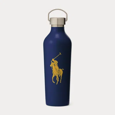 Polo Ralph Lauren Give Me Tap Big Pony Water Bottle In Blue/yellow