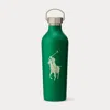 Polo Ralph Lauren Give Me Tap Big Pony Water Bottle In Green/white