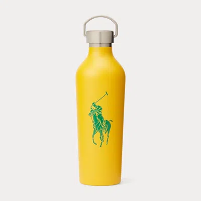 Ralph Lauren Give Me Tap Big Pony Water Bottle In Yellow/green